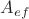 $A_{ef}$