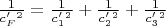 $ \frac{1}{c&rsquo;_F^2}=\frac{1}{c&rsquo;_1^2}+\frac{1}{c&rsquo;_2^2}+\frac{1}{c&rsquo;_3^2} $