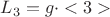 $L_3 = g\cdot<3>$