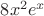 $8x^2e^x$