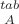 ${tab}\above A$