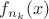 $f_{n_k}(x)$