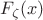 $F_{\zeta}(x)$