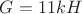 $G=11kH$