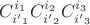 ${C}_{{i'}_{1}}^{{i}_{1}}{C}_{{i'}_{2}}^{{i}_{2}}{C}_{{i'}_{3}}^{{i}_{3}}$