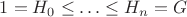 $1 = H_0 \leq \ldots \leq H_n = G$