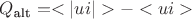 $Q_{\text{alt}} = <|ui|> - <ui>$