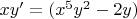 $xy'=(x^5y^2 - 2y)$