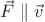 $\vec{F}\parallel\vec v$