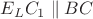 $E_LC_1\parallel BC$