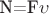 {N}={F}$\upsilon$