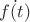 $\dot{f(t)}$