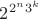 $2^{2^n3^k}$