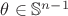 $\theta \in \mathbb{S}^{n-1}$