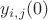 $y_{i,j}(0)$