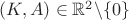 $(K,A)\in\mathbb{R}^2\backslash\{0\}$