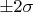 $\pm2\sigma$