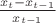 $\frac {x_t - x_{t-1}} {x_{t-1}}$