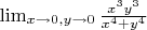 $\lim_{x\to0, y\to0} {{x^3y^3}\over{x^4+y^4}}$