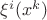 $\xi ^i(x^k)$