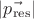 $\left\lvert \vec{p_{\operatorname{res}}} \right\rvert$