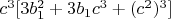 $c^3[3b_1^2+3b_1c^3+(c^2)^3]$