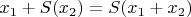 $x_1+S(x_2)=S(x_1+x_2)$