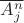 $\overline{A_j^n}$