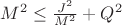 $M^2 \le \frac{J^2}{M^2}+Q^2$