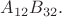 $A_{12}B_{32}.$