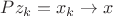$Pz_k=x_k\to x$