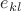 $e_{kl}$