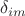 $\delta_{im}$