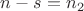 $n-s=n_2$
