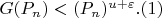$G(P_n)<(P_n)^{u+\varepsilon}.(1)$