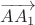 $\overrightarrow{AA_1}$