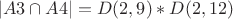 $$
|A3 \cap A4| = D(2,9)*D(2,12)
$$