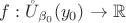 $f: \mathring U_{\beta_0}(y_0) \to \mathbb{R}$