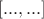 $[...,...]$