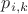 $p_{i,k}$