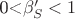 0<\beta'_{S}<1 0<\beta'_{S}<1