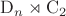 $\mathrm D_n \rtimes \mathrm C_2$