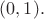 $(0, 1).$