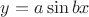 $y=a\sin bx$
