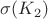 $\sigma(K_2)$