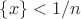 $\{x\}<1/n$