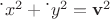 $  \dot \ x^2 + \dot \ y^2 = {\mathbf{v}}^2 $