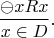 $$\frac{\ominus x R x}{x \in D}.$$