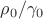 $\rho_{0}/\gamma_0$