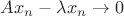 $Ax_n-\lambda x_n\to0$